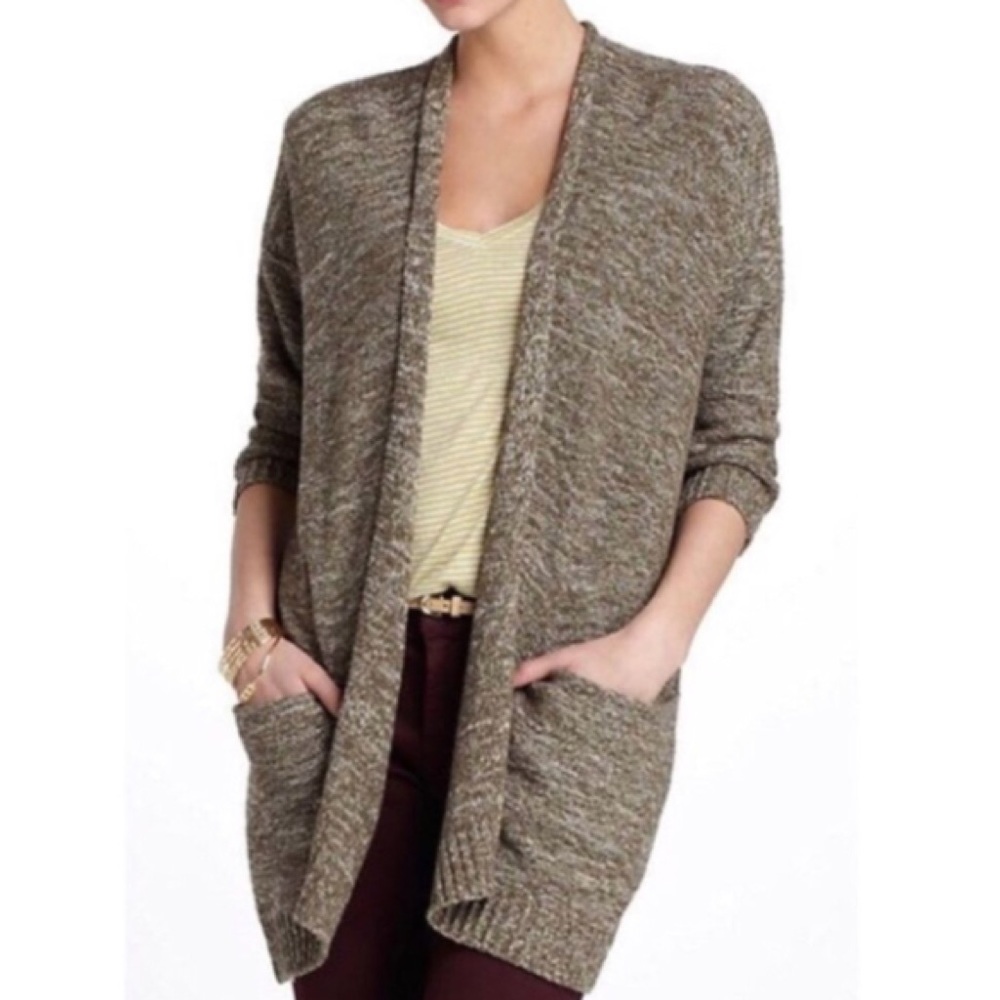 EUC Women’s Anthropologie Sparrow “Far From Whistler” Open Front Cardiga…